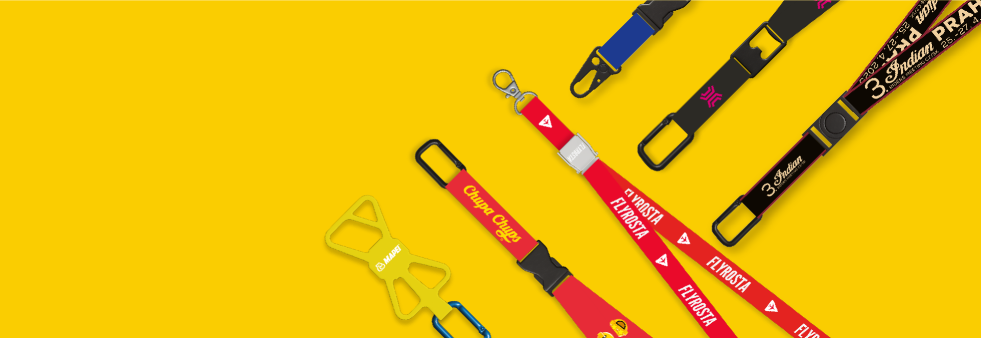 Zakázková výroba lanyardů