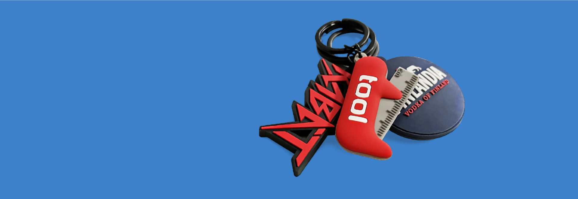 Zakázková výroba PVC přívěsků