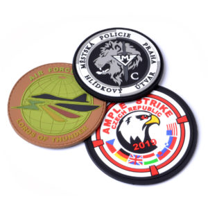 reklamní gumové nášivky z měkčeného pvc - zakázková výroba - patch 2D