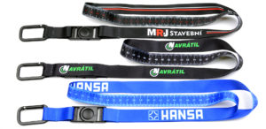 METRLANYARD - klíčenky a šňůrky na krk - lanyard - zakázková výroba